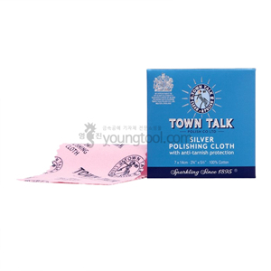 Town Talk 실버 광수건 (소/70 x 140 mm)