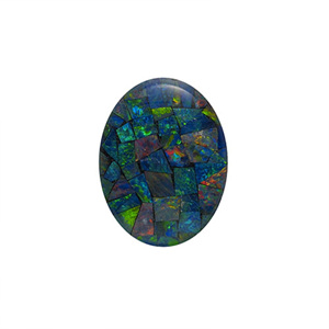 오팔 모자이크 (Cabochon Opal Mosaic Triplet/Oval)