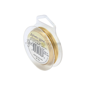 Beadalon 아티스틱 와이어 Standard Color (Non-Tarnish Brass/Retail Spool)