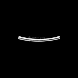 ECO 은 원형 민자 곡선 튜브비즈 장식 (1.5T x 20 mm)