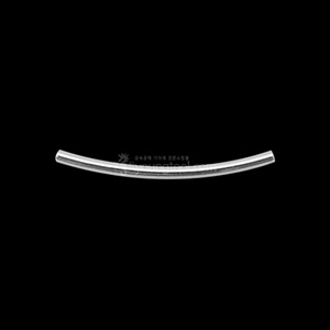 ECO 은 원형 민자 곡선 튜브비즈 장식 (1.5T x 25 mm)