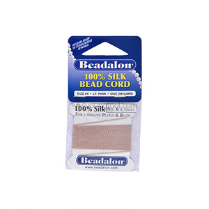 Beadalon Silk Thread 실크사 (2M/L.Pink)