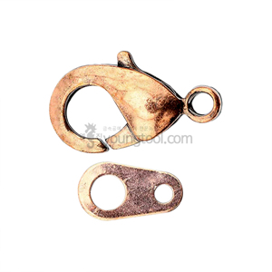 Beadalon 황동 개고리 ㅇ링 &amp; A바 연결고리 장식 (15.1 mm/Copper색 도금)