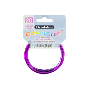 [수입구매대행] ColourCraft 와이어 (Grape/Coil)