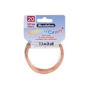 [수입구매대행] ColourCraft 와이어 (Rose Gold/Coil)