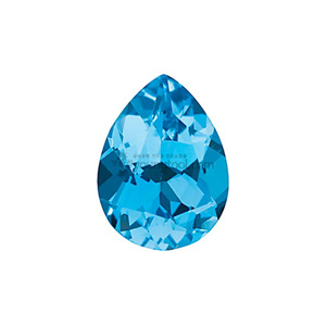 AAA+ 스위스블루 토파즈 (Faceted Swiss Blue Topaz/Pear)